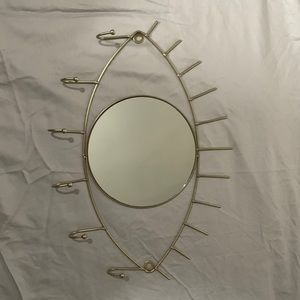 Wall Mounted Hanger/Mirror (comes with screws)